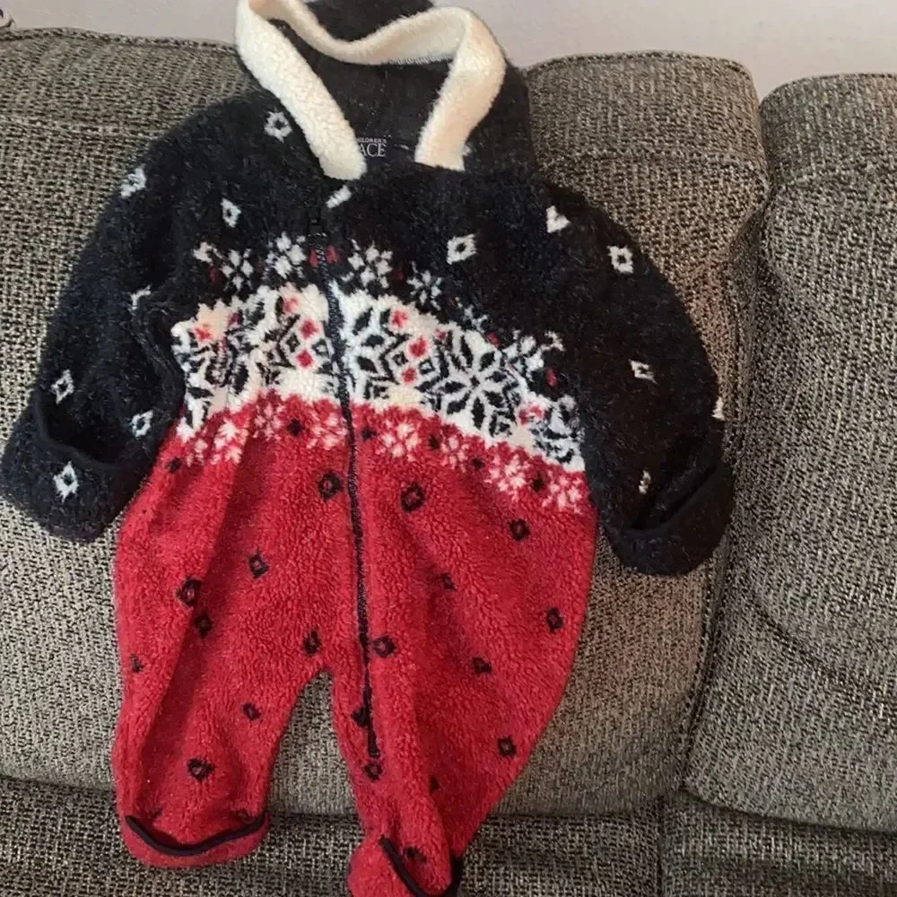 ✨ 4xHP✨Unisex Baby Christmas Sherpa Bunting✨
